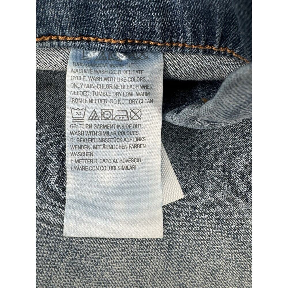 D & Co Pull On Denim Jeans Sz 24WP Plus Size 36/27 Distressed Stretch NWT​ - Picture 7 of 16